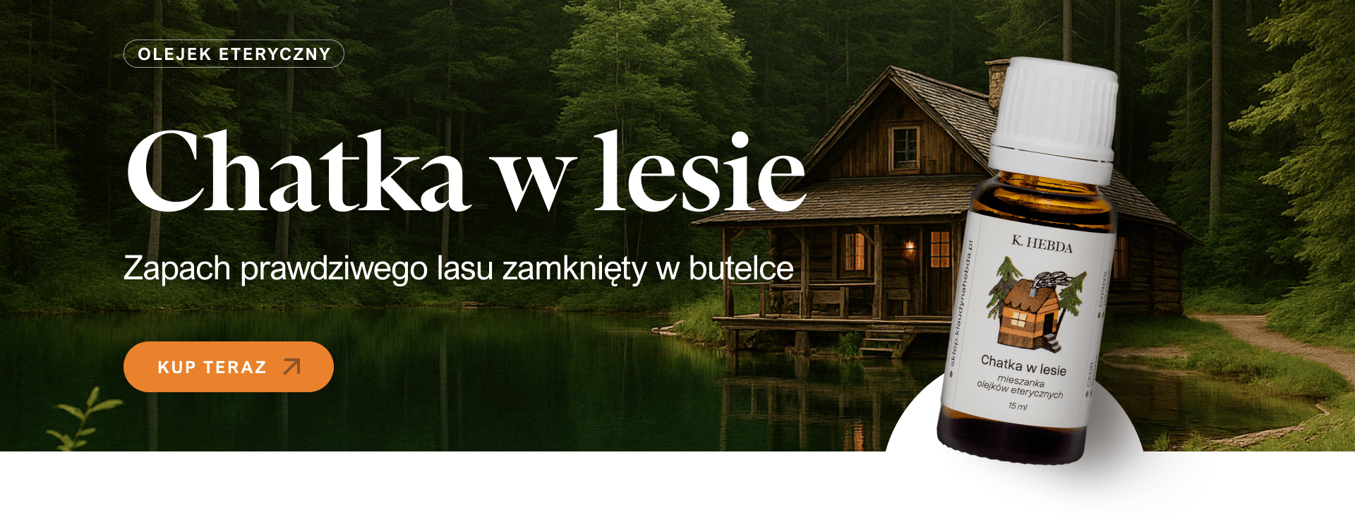 Mieszanka olejków eterycznych o zapachu lasu K.Hebda