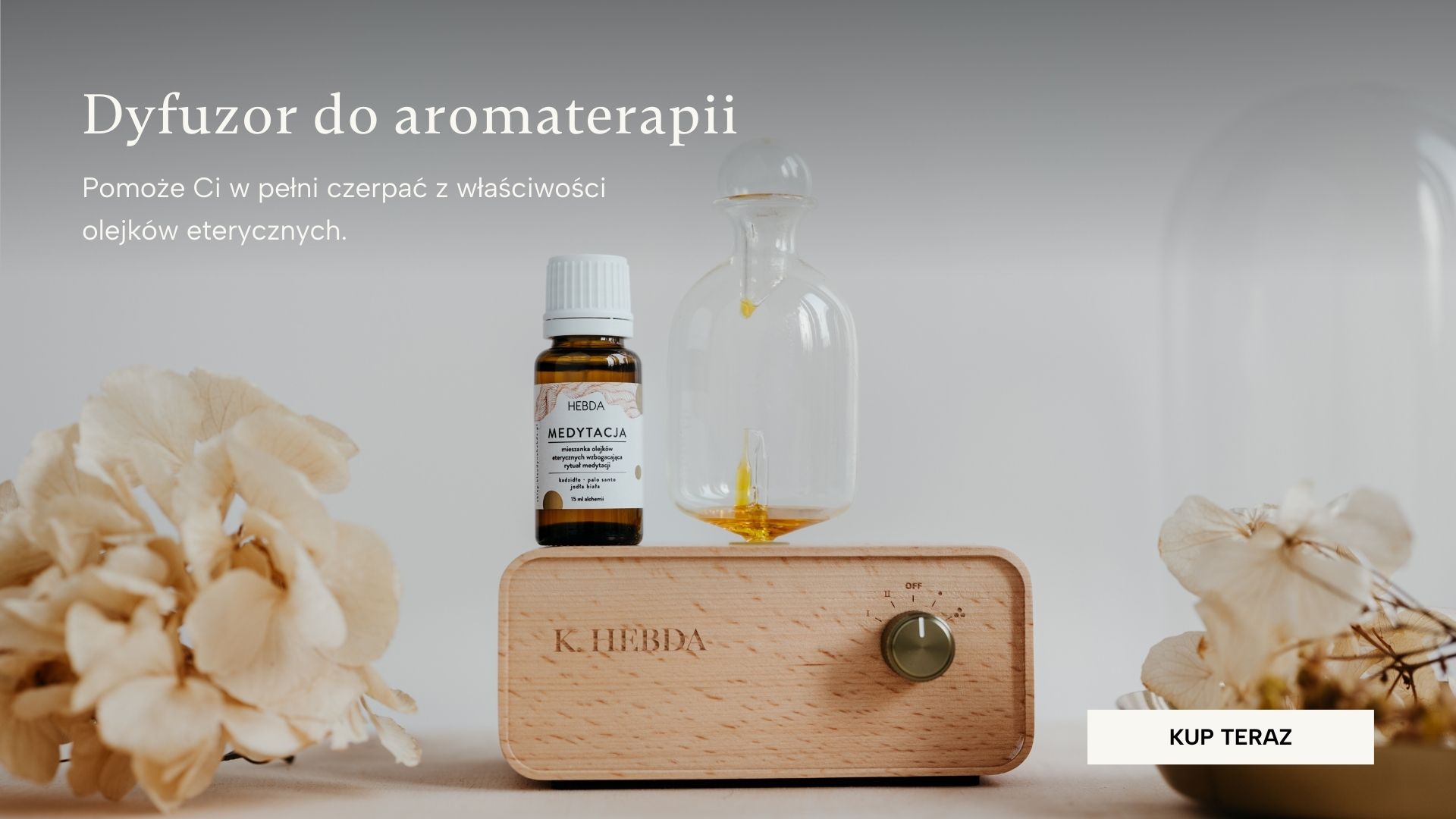 Dyfuzor bezwodny do aromaterapii