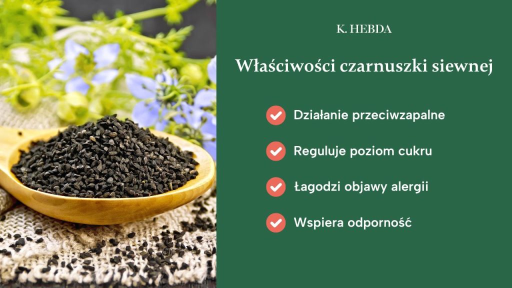 Właściwości czarnuszki siewnej