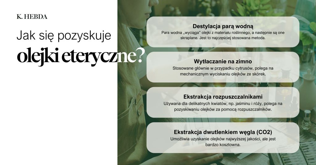 Jak się pozyskuje olejki eteryczne