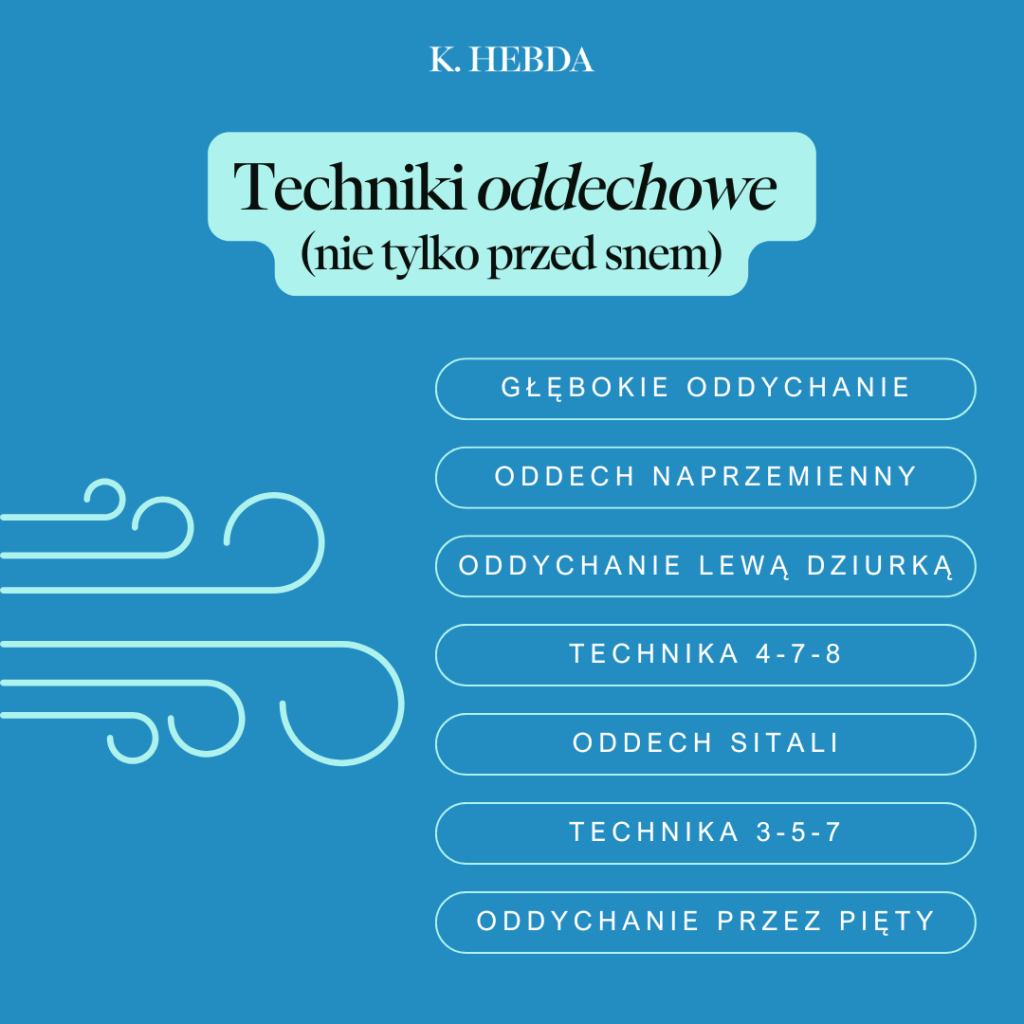 Techniki oddechowe na sen